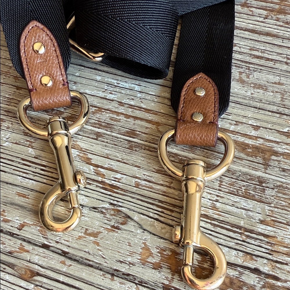 Coach Black and Brown Crossbody Bag Strap - Picture 2 of 5